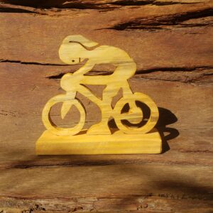 Recorte 49 - Mulher na Bike - 15 x 15 cm
