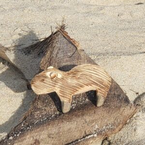 Capivara Terena - 9 x 3 x 5 cm