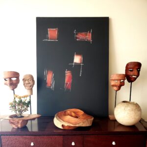 Curva de Möbius GG1 - 40 x 38 x 12 cm