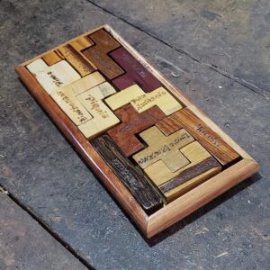 Tangran Coleção de Madeiras - 28 x 12 x 2 cm