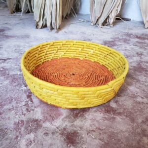 Fruteira da Ilha - Laranja e Amarelo - 32 x 8 cm