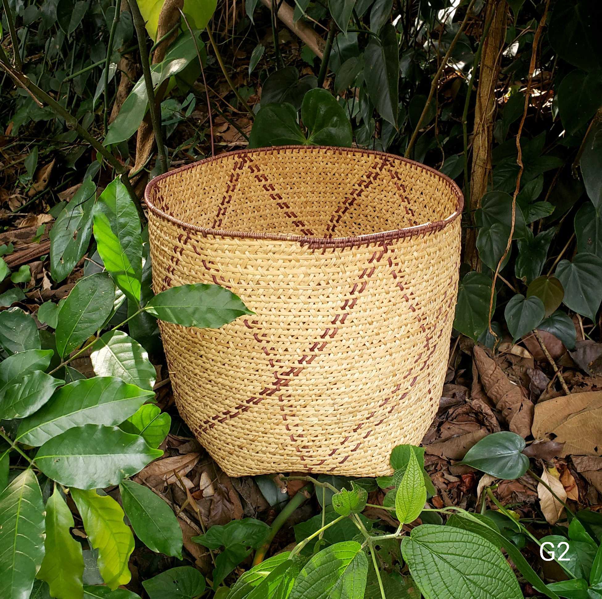 Cesto Indigena Yanomami Decoração Casa Fibra Natural