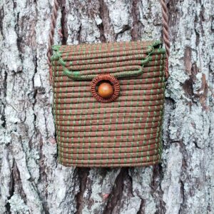 Bolsa Piaçava Baré M03VD - 18 x 19 x 7 cm