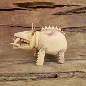 Bicho Dentuço - Cícero Ferreira - 20 cm - Natural