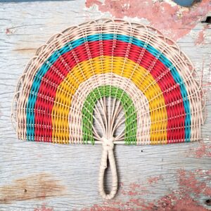 Abano Leque Etnia Baré 03 - 30 x 29 cm