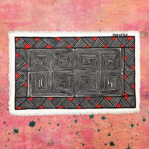 Tecido Asurini - 38 x 24 cm - nº 01
