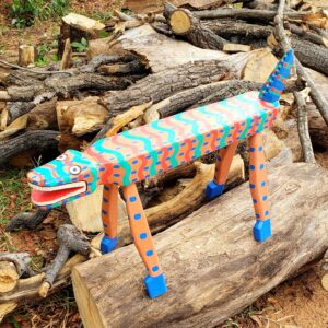Banco Cachorro Antônio Cariri - 70 x 26 x 44 cm