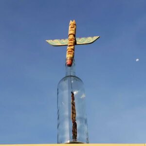 Totem na Garrafa nº 2 - 52 x 8 cm