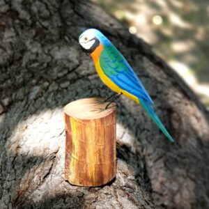 Pássaro no Tronco nº 1 - 11 x 5 x 16 cm