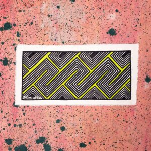 Tecido Asurini nº 07 - 25 x 13 cm