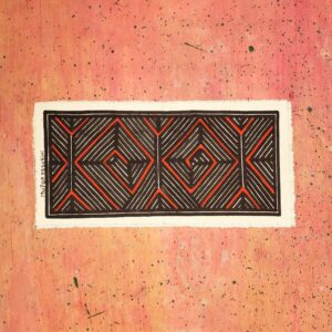 Tecido Asurini nº 08 - 25 x 12 cm