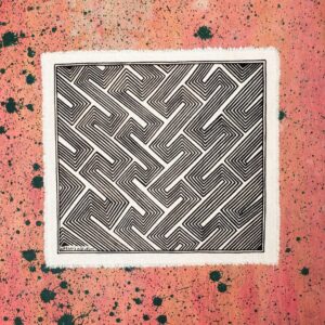 Tecido Asurini nº 13 - 26 x 24 cm