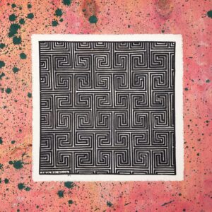 Tecido Asurini nº 15 - 25 x 25 cm