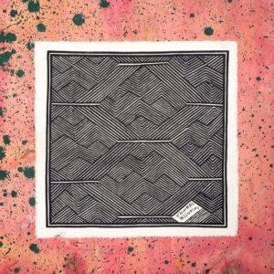 Tecido Asurini nº 19 - 25 x 25 cm