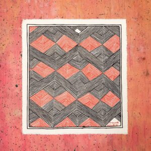 Tecido Asurini nº 22 - 24 x 26 cm