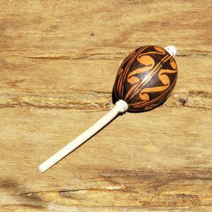 Chocalho Juruna M 04 - 8 x 8 x 25 cm