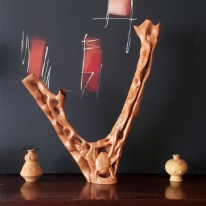 A Torre dos Bichos nº 01 - Elosman - 47 x 11 x 56 cm