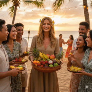 Cesto Xotehe Urucum Yanomami G - 41 a 45 cm