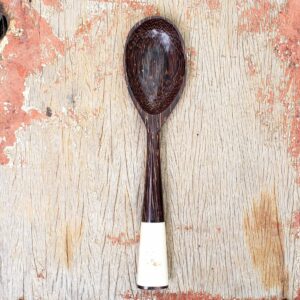 Colher Pataxó - Tucum + Osso - 29 cm