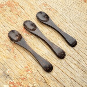 Trio de Colherinhas Condessa - Tucum - 8,5 cm