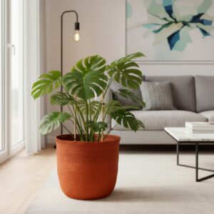 Cesto Wii Urucum Yanomami GGG - 51 a 55 cm ø