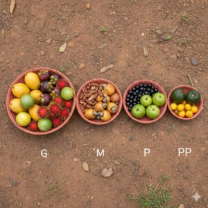 Cesto Xotehe Urucum Yanomami P - 26 a 30 cm