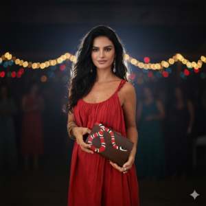 Clutch Cobra Coral Van - 20 x 12 x 6 cm