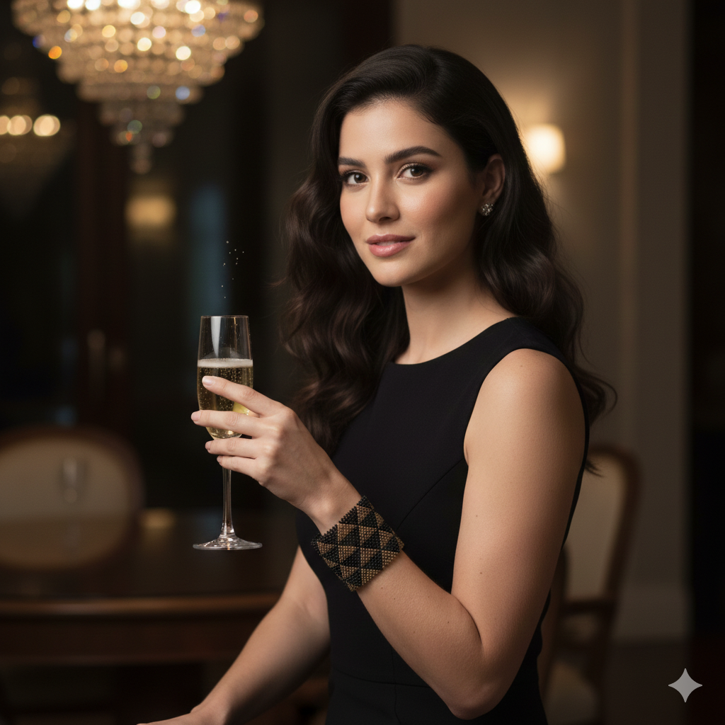 Pulseira Krahô - 6,5 x 18 cm - nº 12