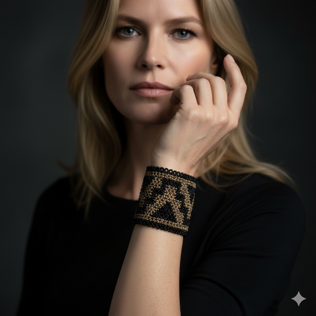 Pulseira Krahô - 6,5 x 18 cm - nº 13