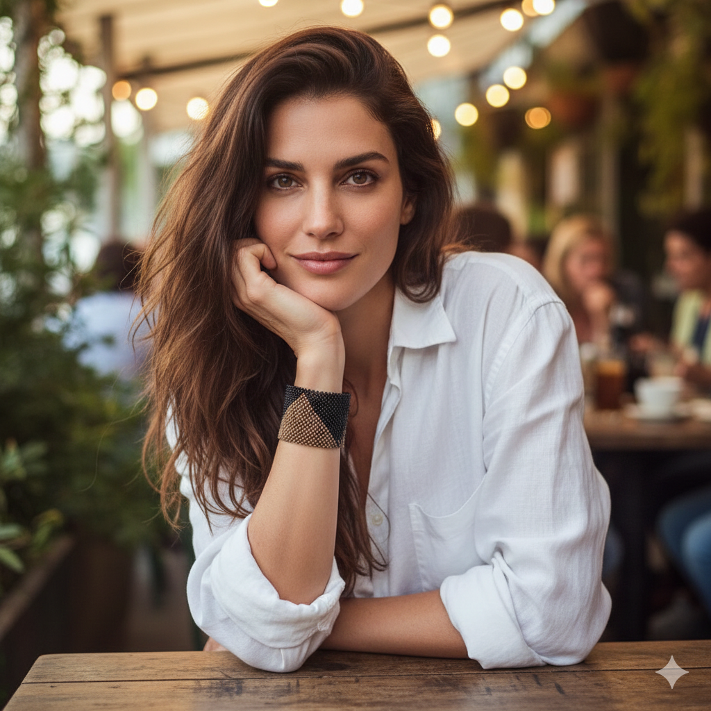 Pulseira Krahô - 4,5 x 18 cm - nº 12