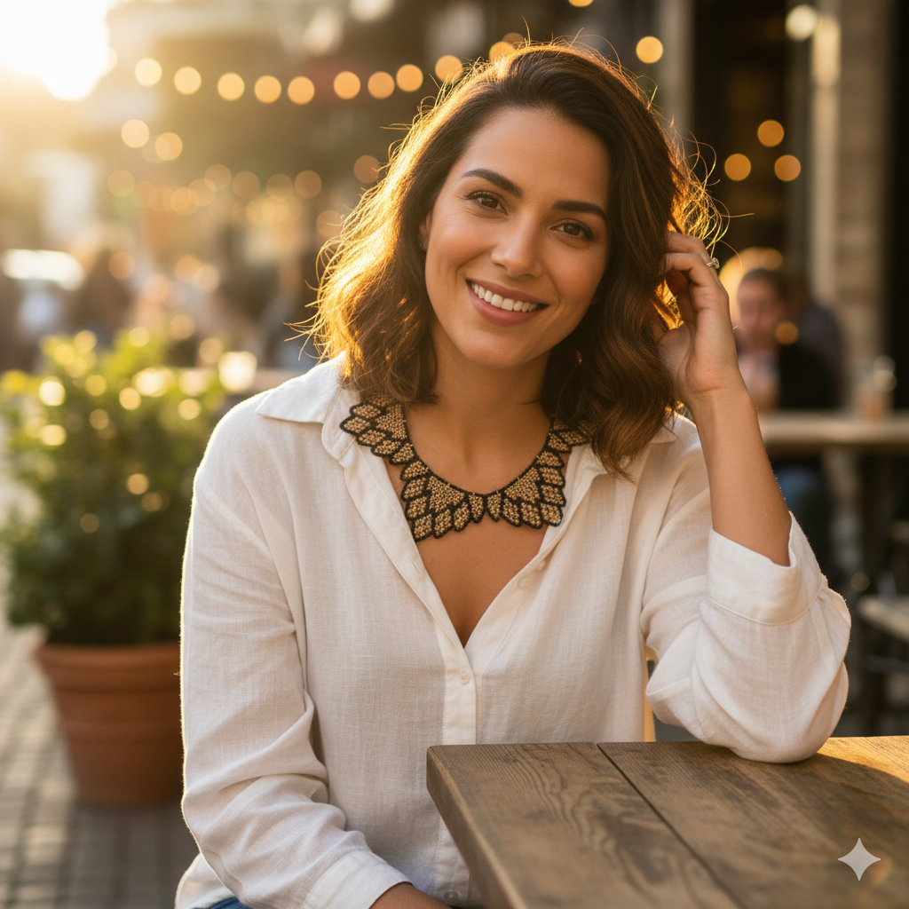 Colar Krahô nº 03 / 12 - 5,0 x 13 cm Ø