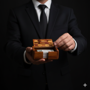 Caixa Porta Cartões - 12 x 8 x 5 cm