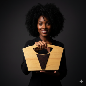 Bolsa Madeira LK V - 28 x 8 x 16 cm