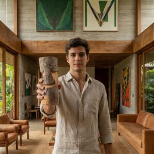 Cabeça Zé Bezerra nº 1 - 8 x 8 x 20 cm