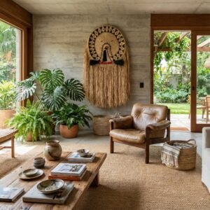 Máscara Atuyuwa Waurá - Preta - 90 x 130 cm