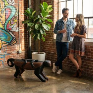 Banco Macaco Umutina - 103 x 22 x 39 cm