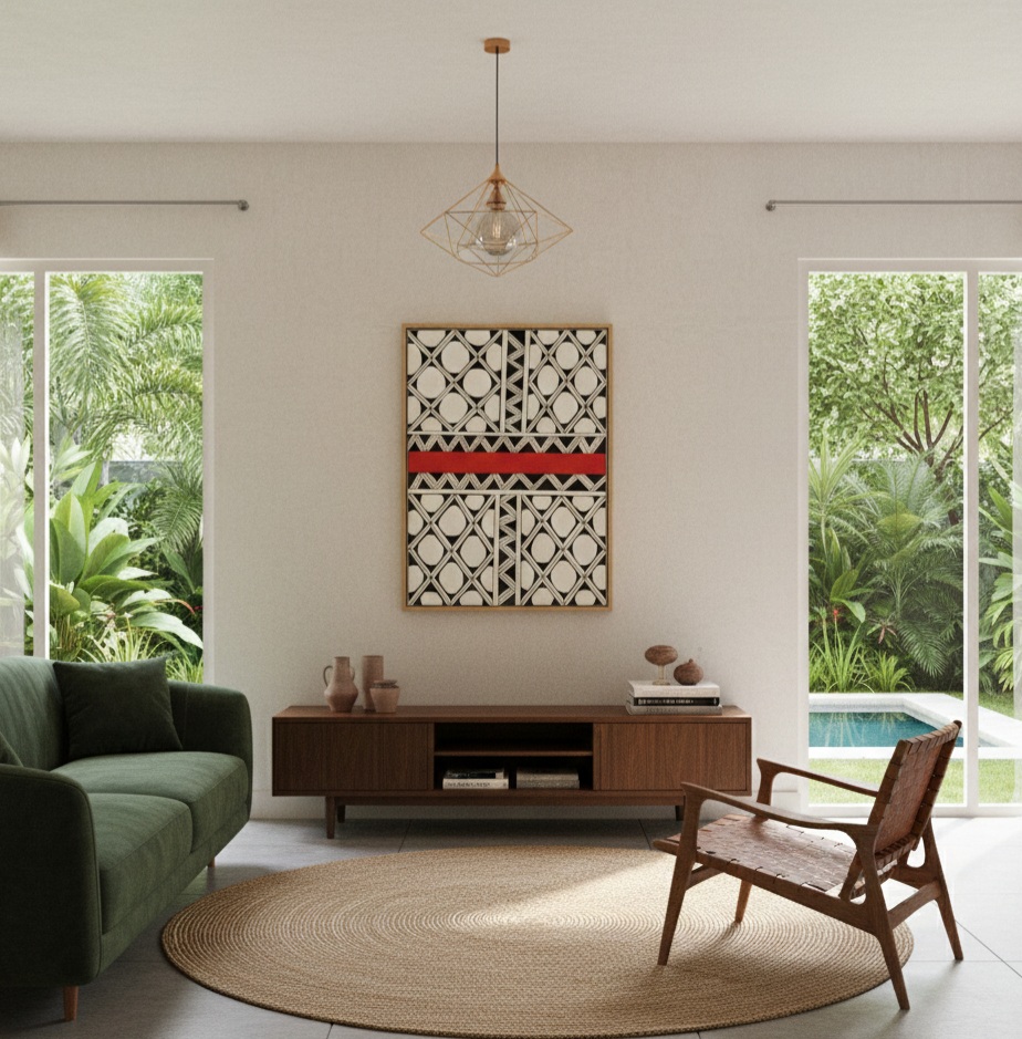 Quadro Mehinako nº 37 - 70 x 50 cm