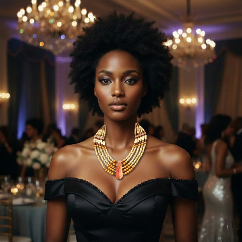 Colar Lena nº 01 - 14 x 18 cm