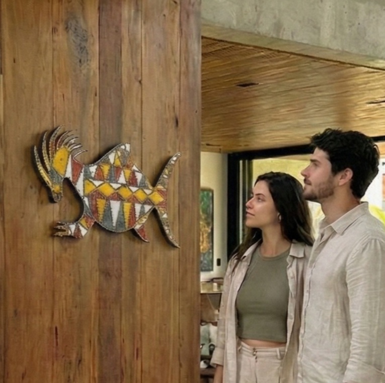 Lagarta Kanahkoto - Wayana Aparai - 58 x 30 cm