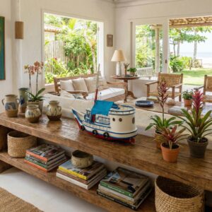 Barco Batelão Paraense Sabá - 75 x 24 x 68 cm