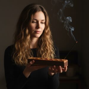 Caixa Porta Incenso - 27 x 6 x 4 cm