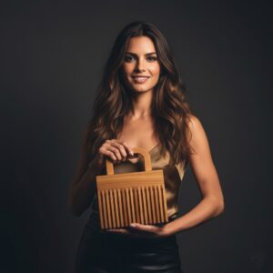 Bolsa Madeira LK QF - 20 x 10 x 24 cm