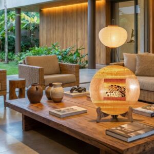 Prato Marchetado Onça G - 35 x 3 cm