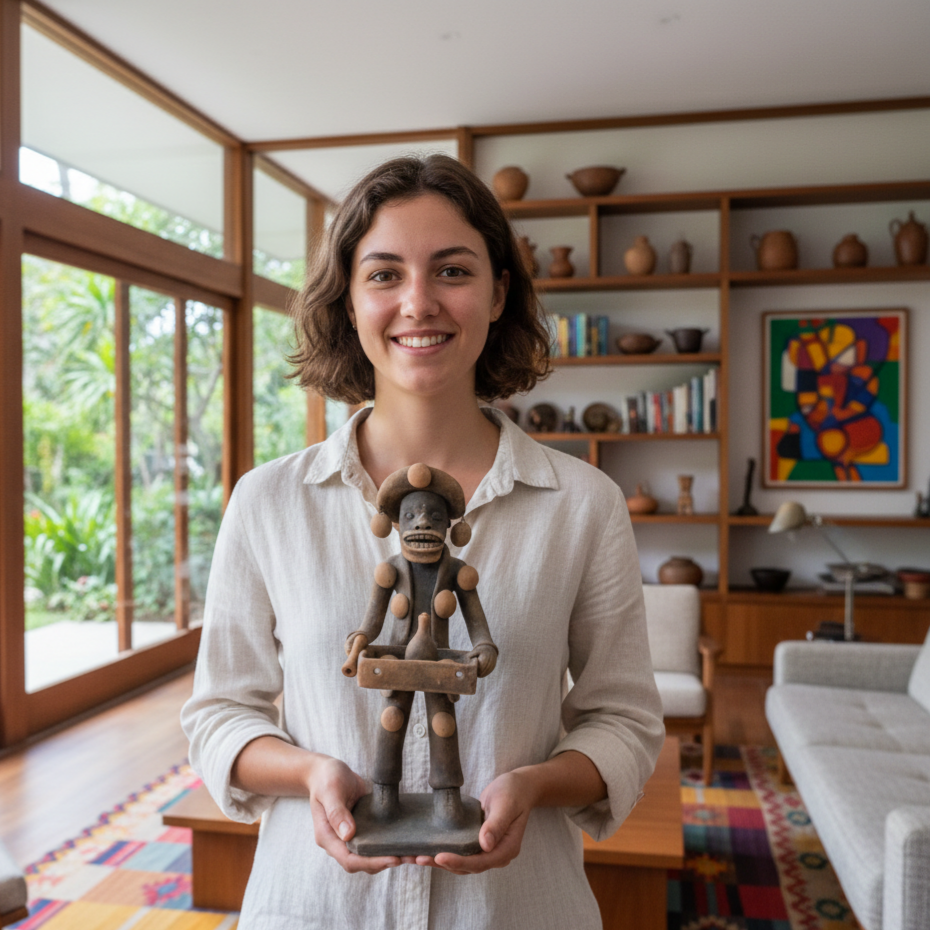 O Vendedor - Antônio Rodrigues - 27 x 12 x 10 cm