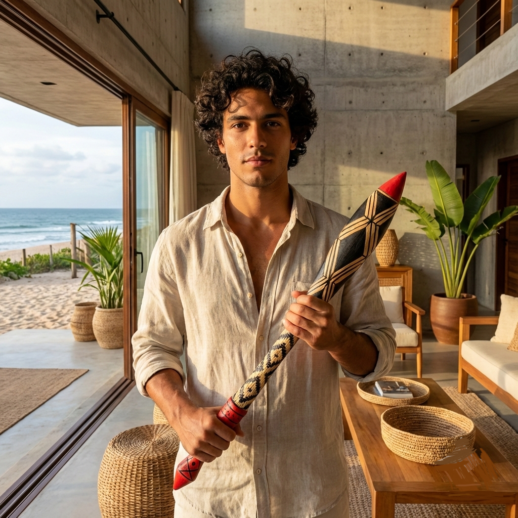 Borduma Mehinako - 72 x 8 x 3 cm