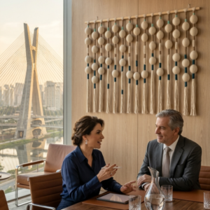 Painel Macramê Esferas - 150 x 120 cm (por encomenda)