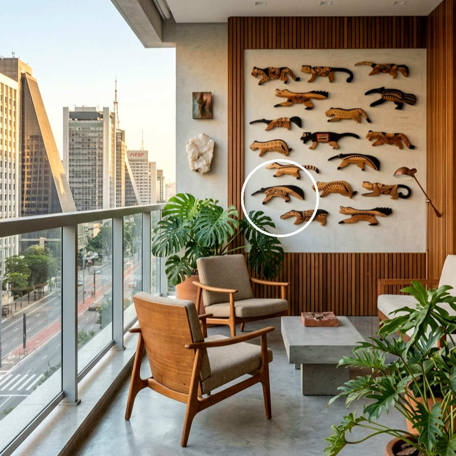 Pá de Biju Umutina - Tamanduá