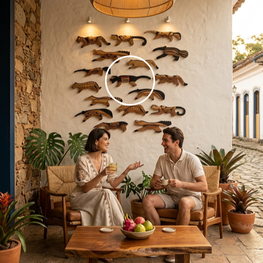 Pá de Biju Umutina - Macaco