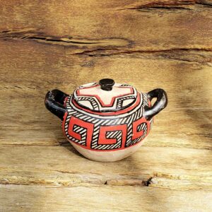 Panela Karajá M - 18 x 13 x 11 cm