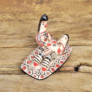 Cena Karajá com Grávida - Cn1 - 15 x 9 x 11 cm